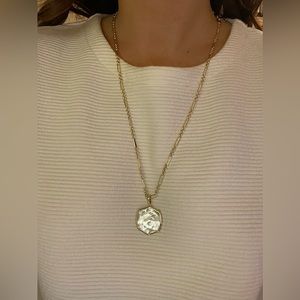 BRAND NEW Kendra Scott necklace, Sterling Silver & 18k Gold Vermeil